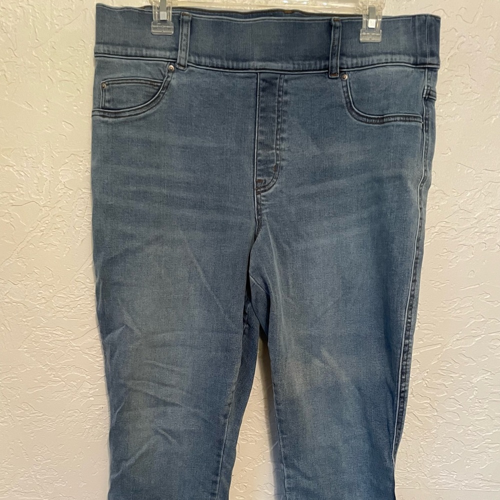 SPANX Light Blue Ankle Jeans